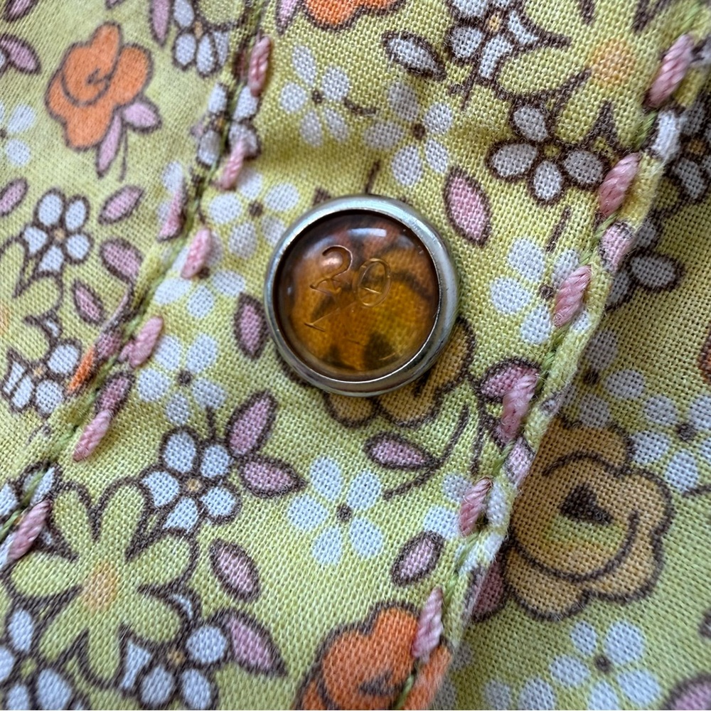 Wrangler Twenty X Fit Vintage / Retro Floral Cowgirl Button-Up Shirt - Picture 4 of 9